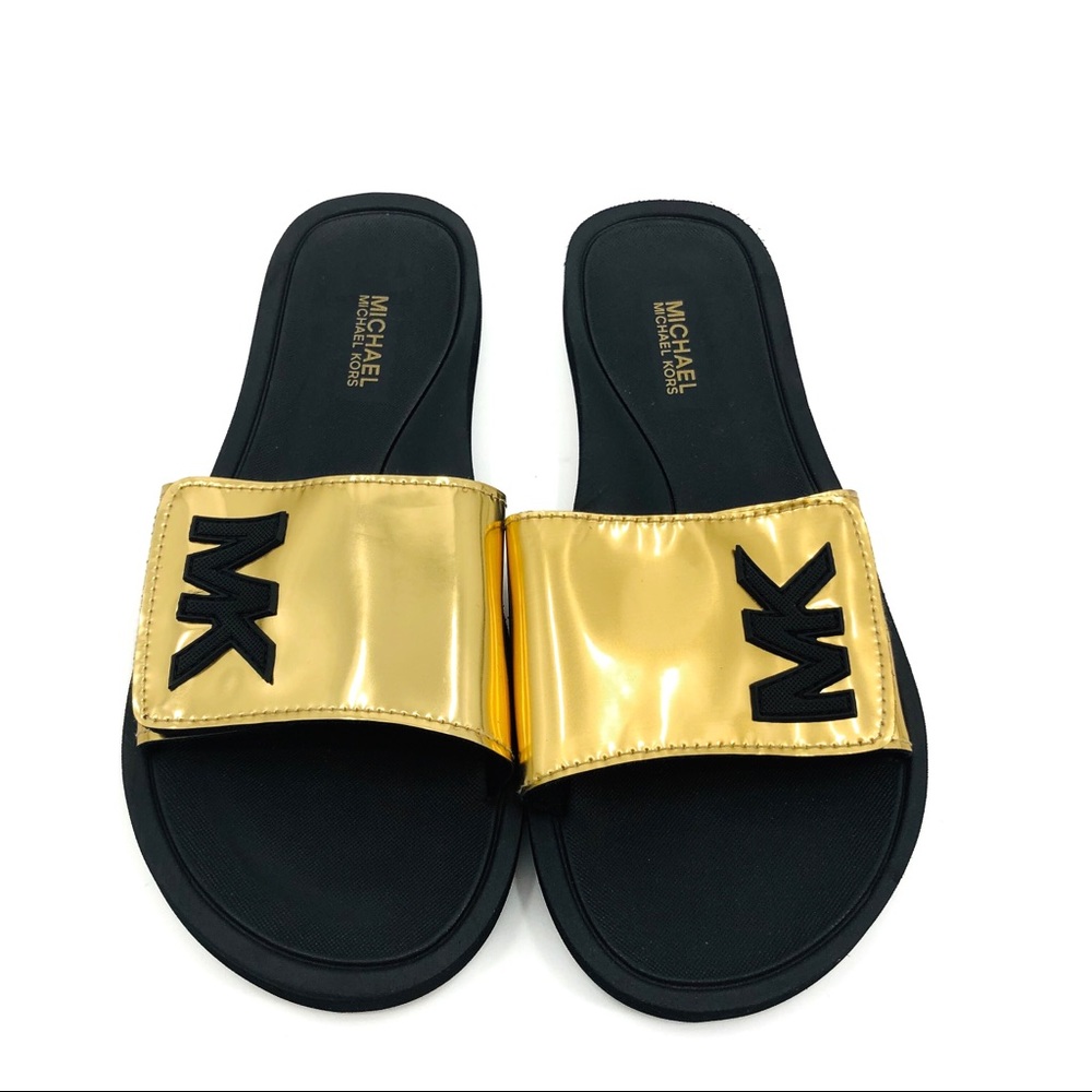 NWOT Michael Kors Flip Flop Slip On Sandals - Picture 2 of 7